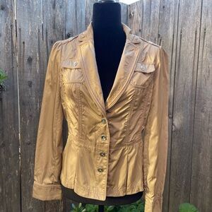 Stylish Tan Jacket  , white house black Market